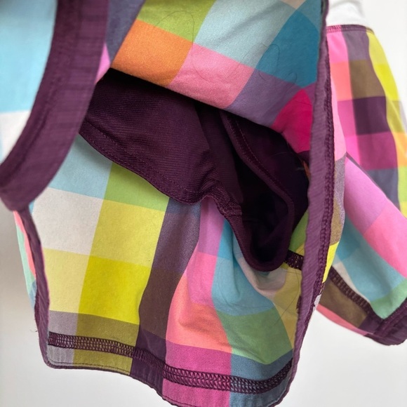 Lululemon Groovy Run Shorts Sea Check Size 4 - Picture 2 of 7